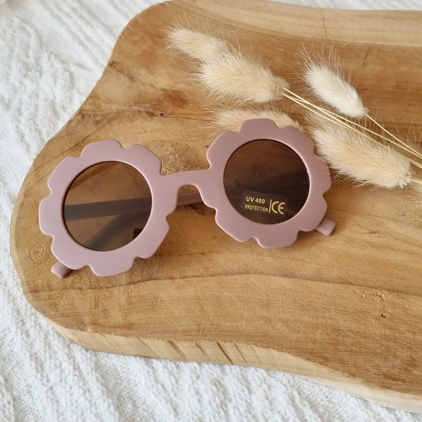 Children's Sunglasses UV400 Flower - Old Pink