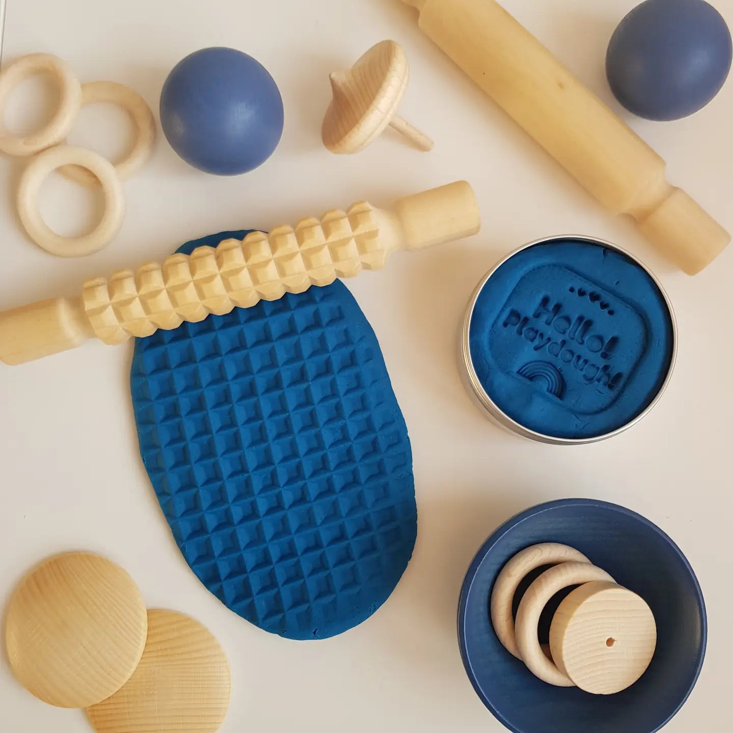 Hello Playdough Blue Blueberry