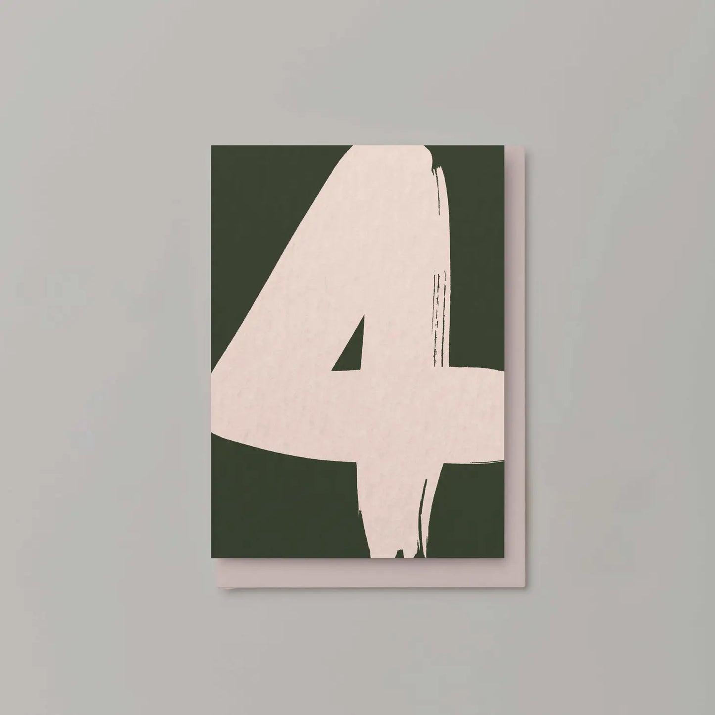 4th Birthday Greeting Card