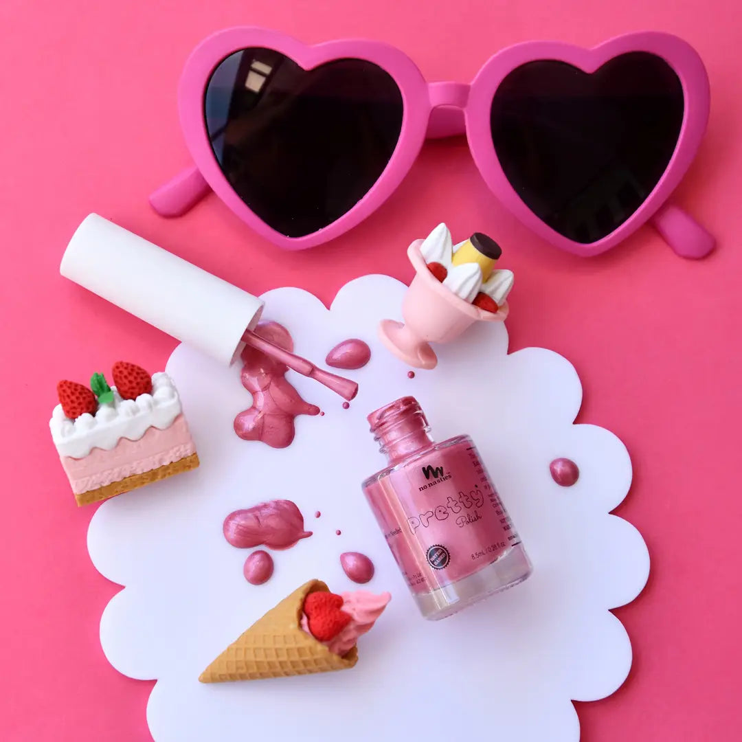 20 Free Non Toxic Nail Polish - Bright Pink