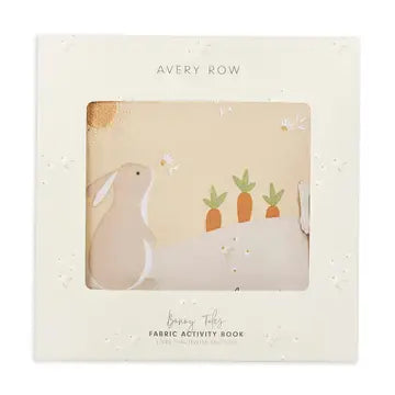 Avery Row Baby Fabric Book - Bunny Tales