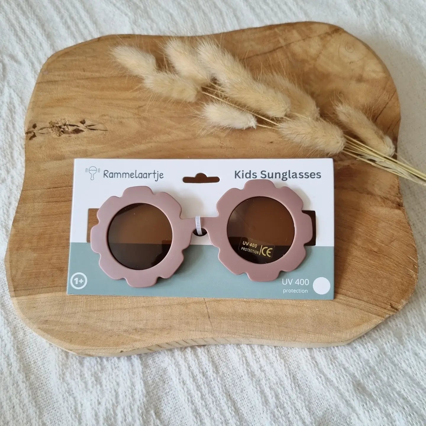 Children's Sunglasses UV400 Flower - Old Pink