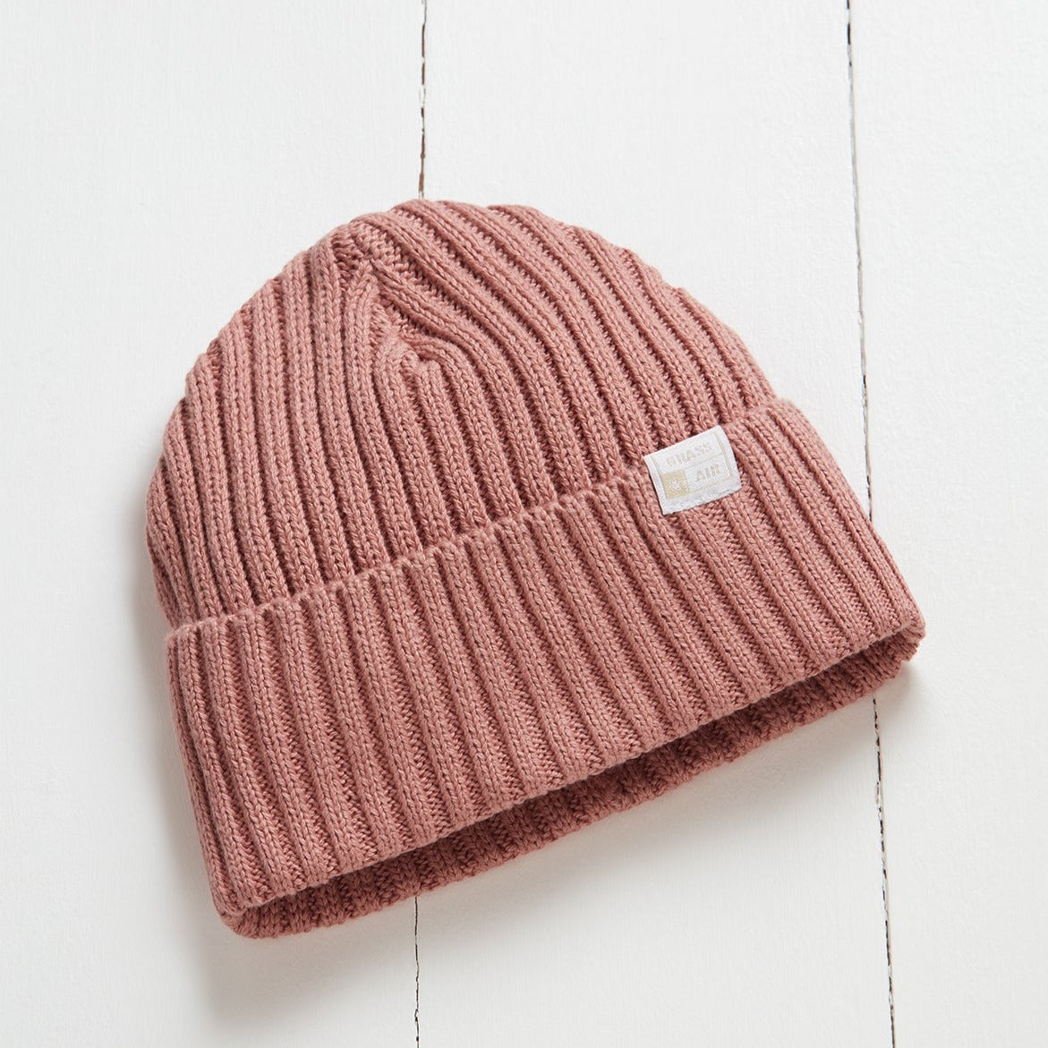 GRASS & AIR Rose Beanie Hat