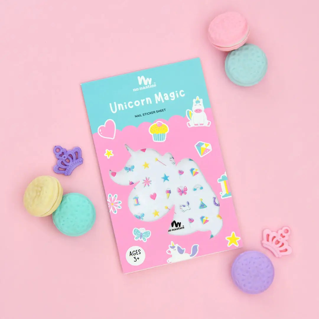No Nasties Kids Mermaid Nail Stickers