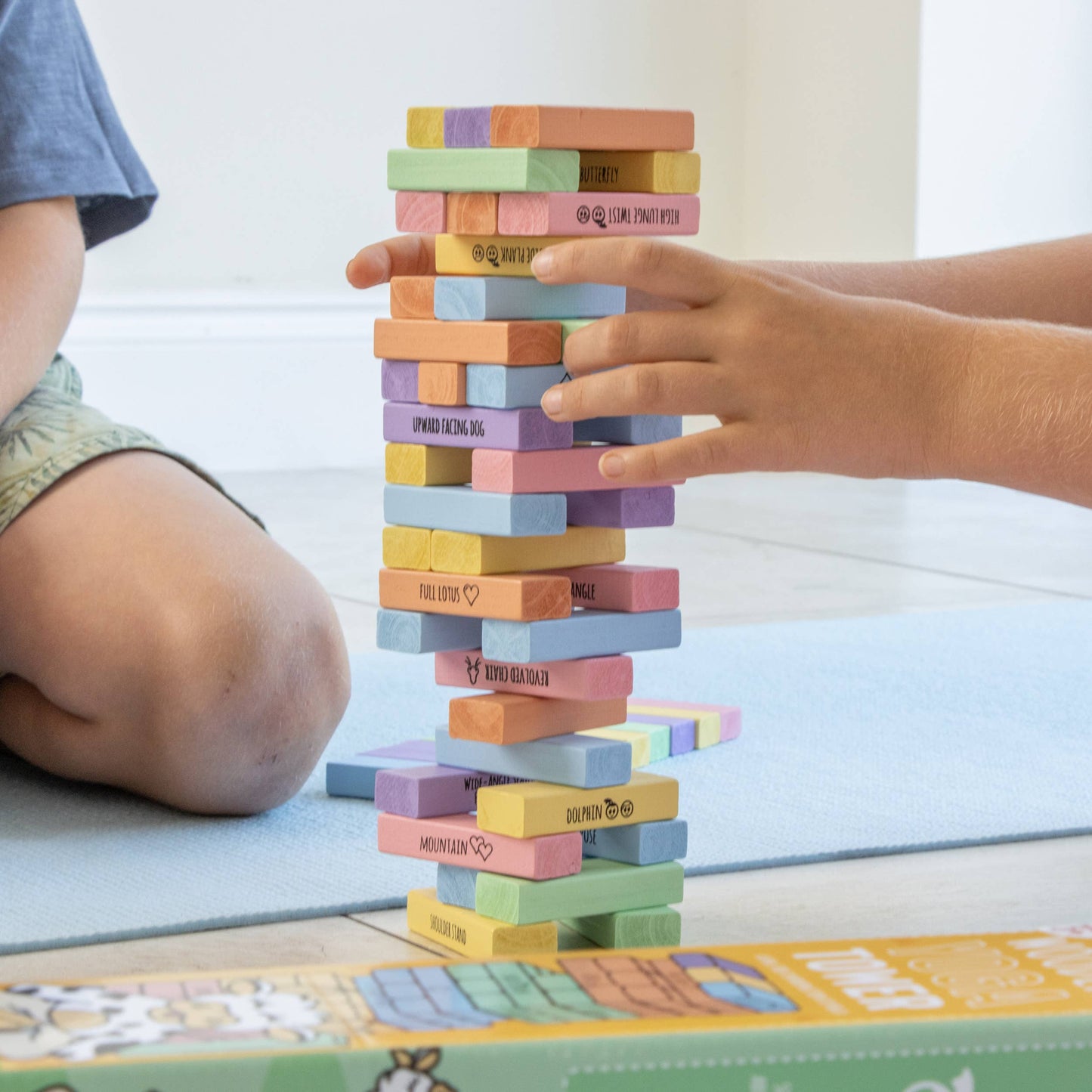 Wooden Yoga Tower