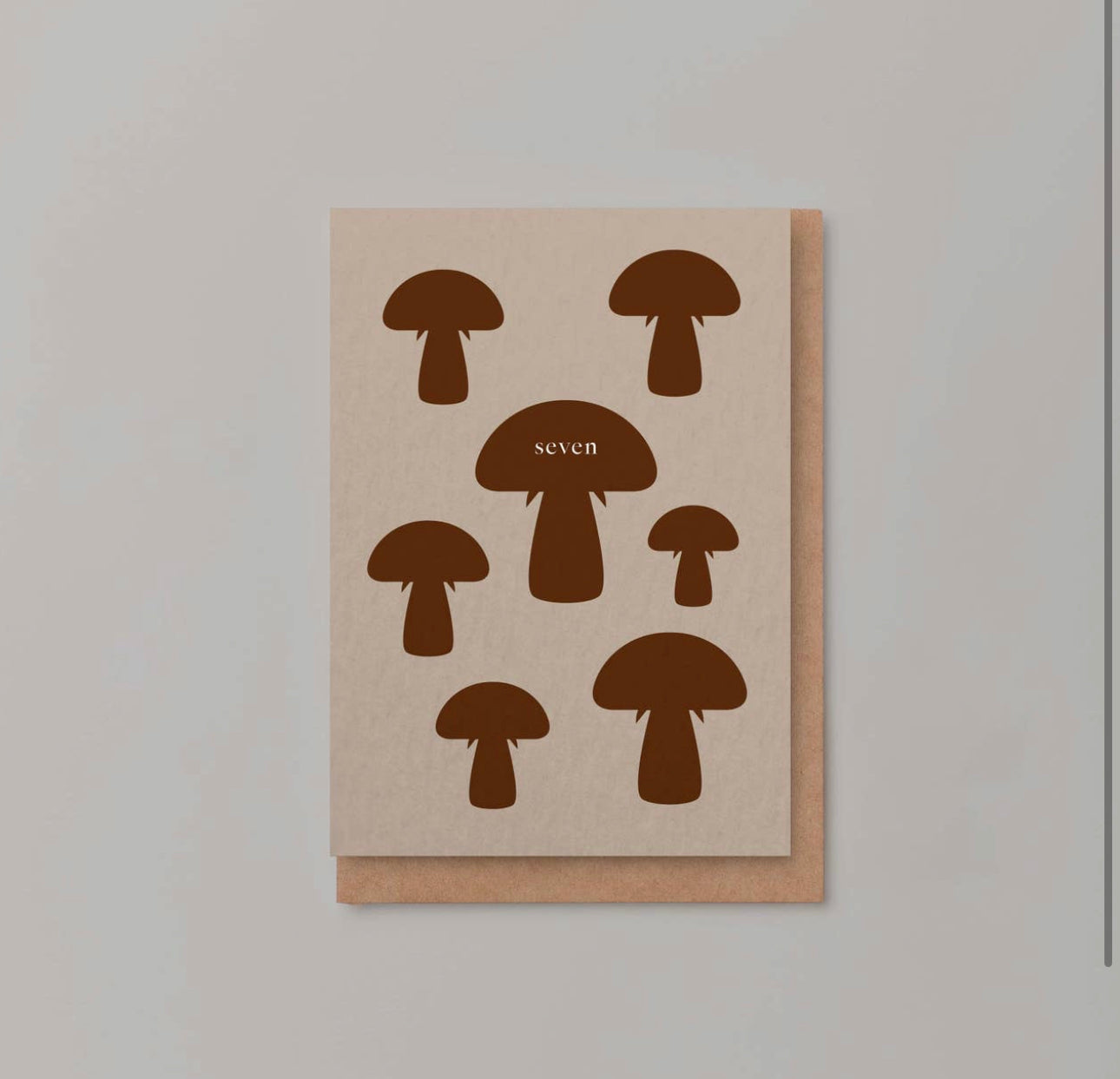 7th Birthday Greeting Card
