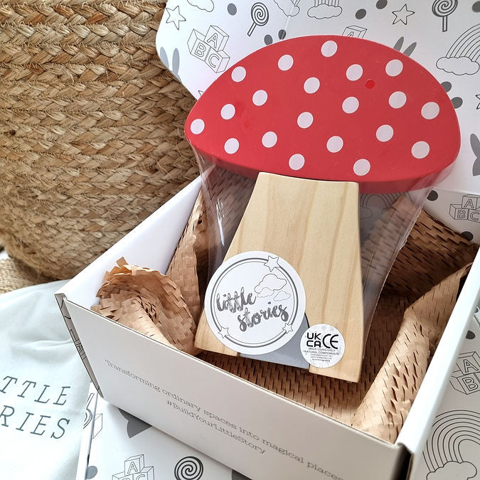 Little Stories Woodland Friends Mushroom Puzzle Stacking Toy