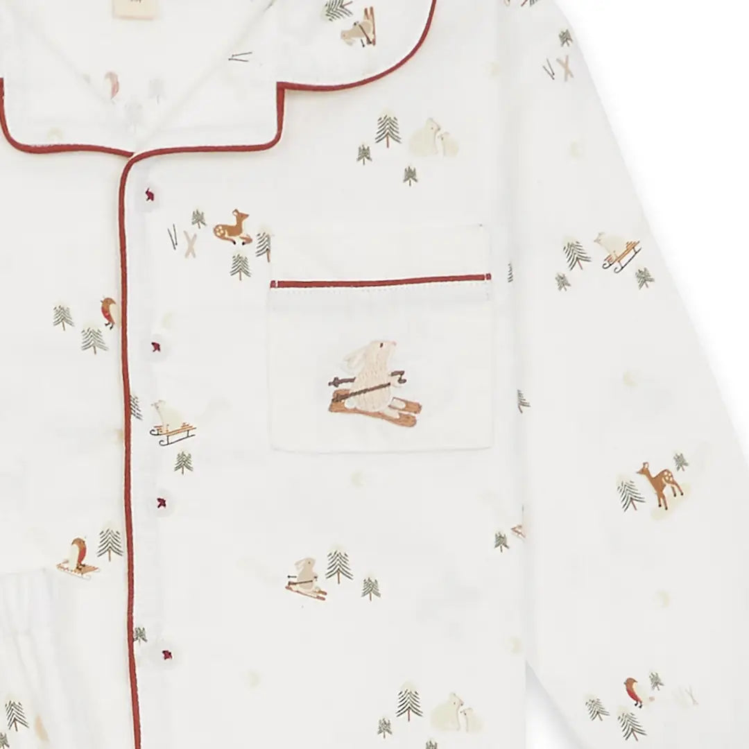 Avery Row Boys Pyjamas - Winter Ski