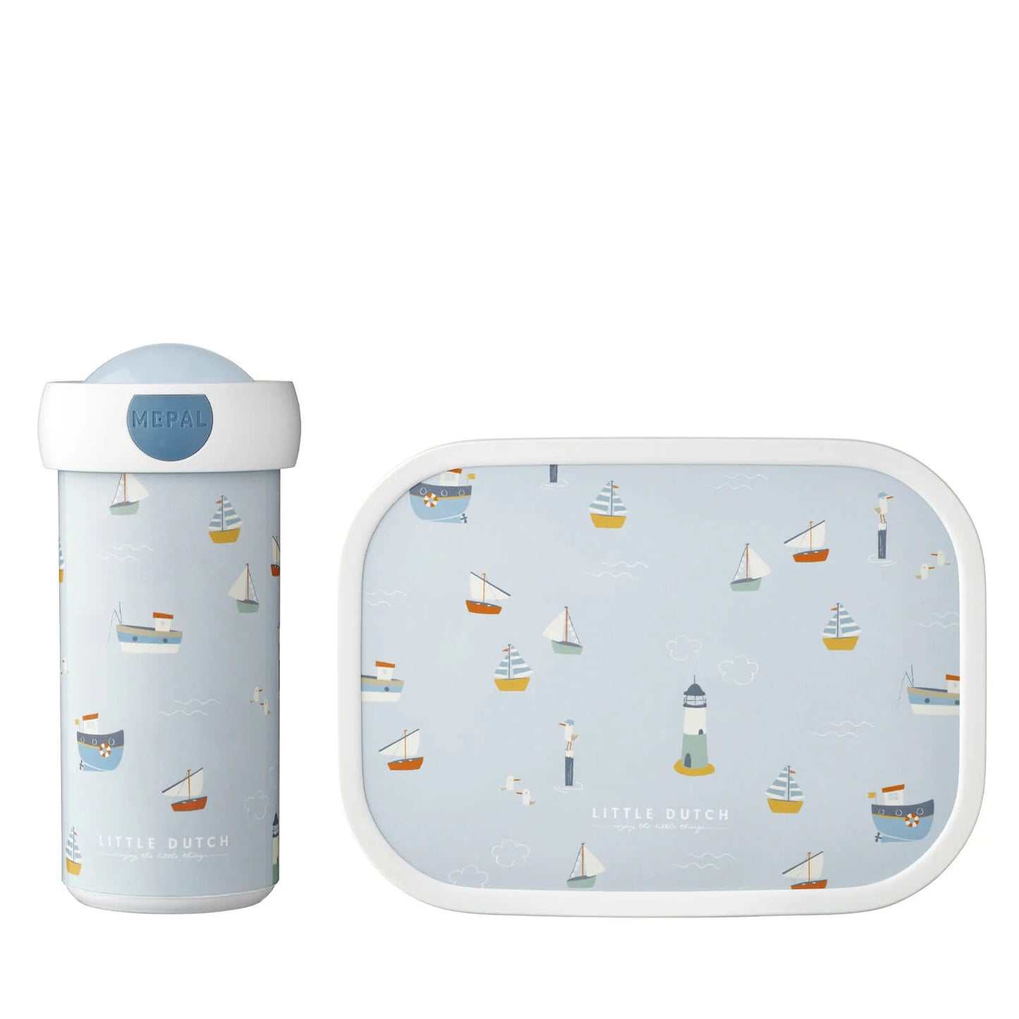 Little Dutch Little Sailors Lunch Box and Bottle Set