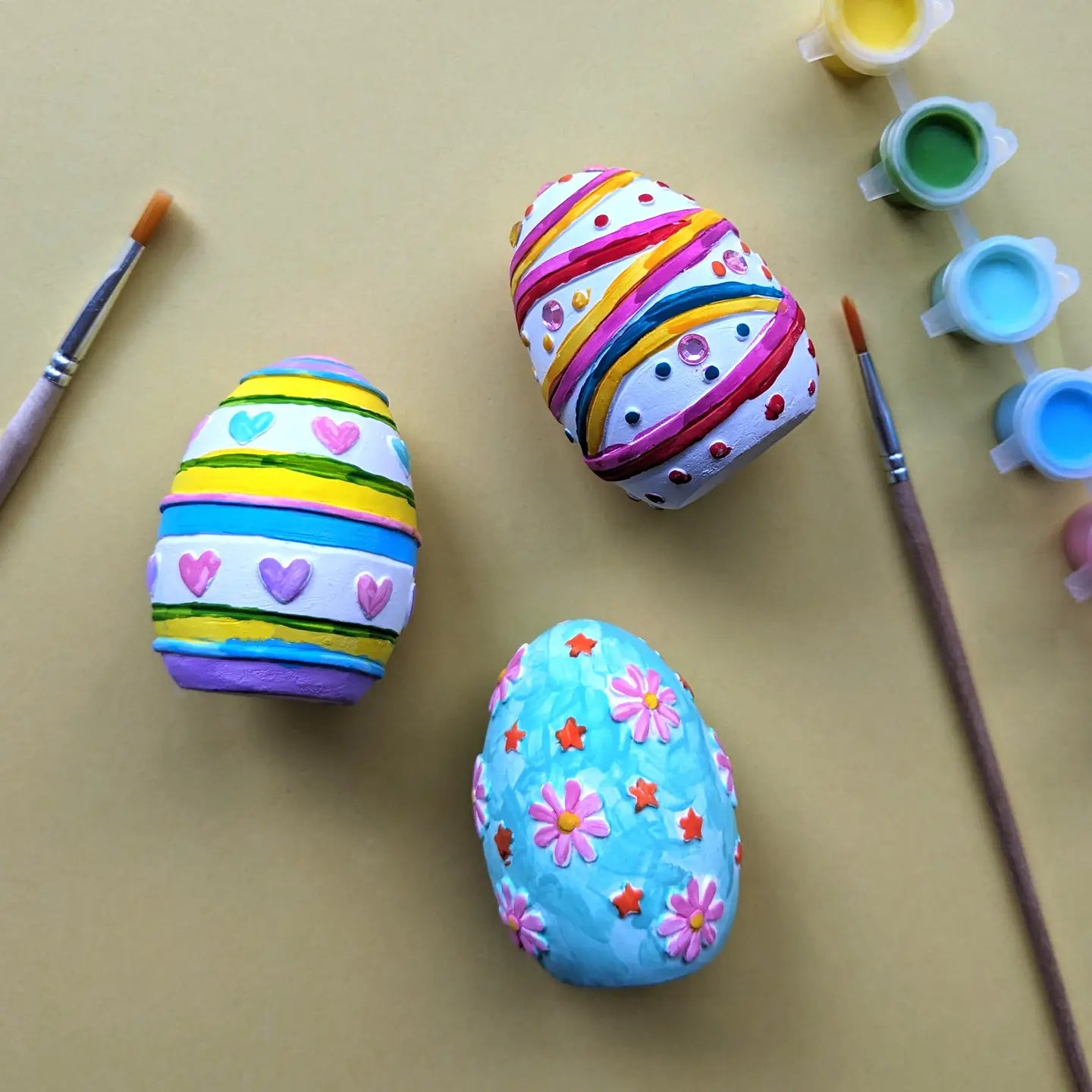 My Easter Art Set – Kids Activity Set with Paints, Stickers and Plaster Eggs