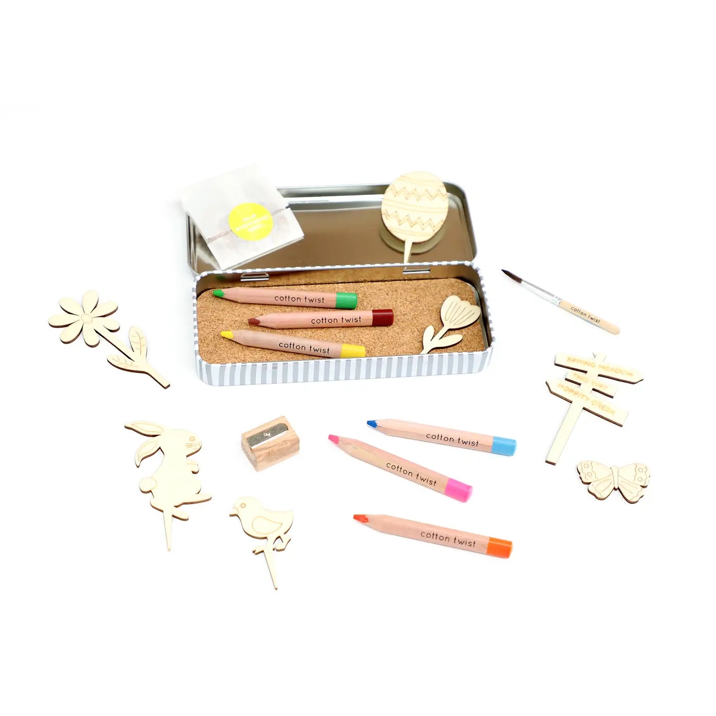 Cotton Twist Craft Kit - Make Your Own Spring Garden For Kids