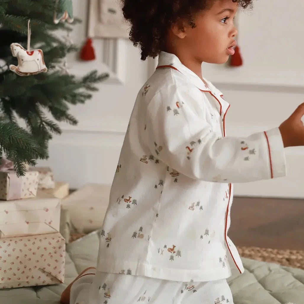 Avery Row Boys Pyjamas - Winter Ski