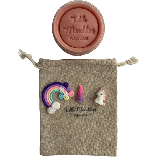 Little Munchkins Playdough - mini Unicorn Bag