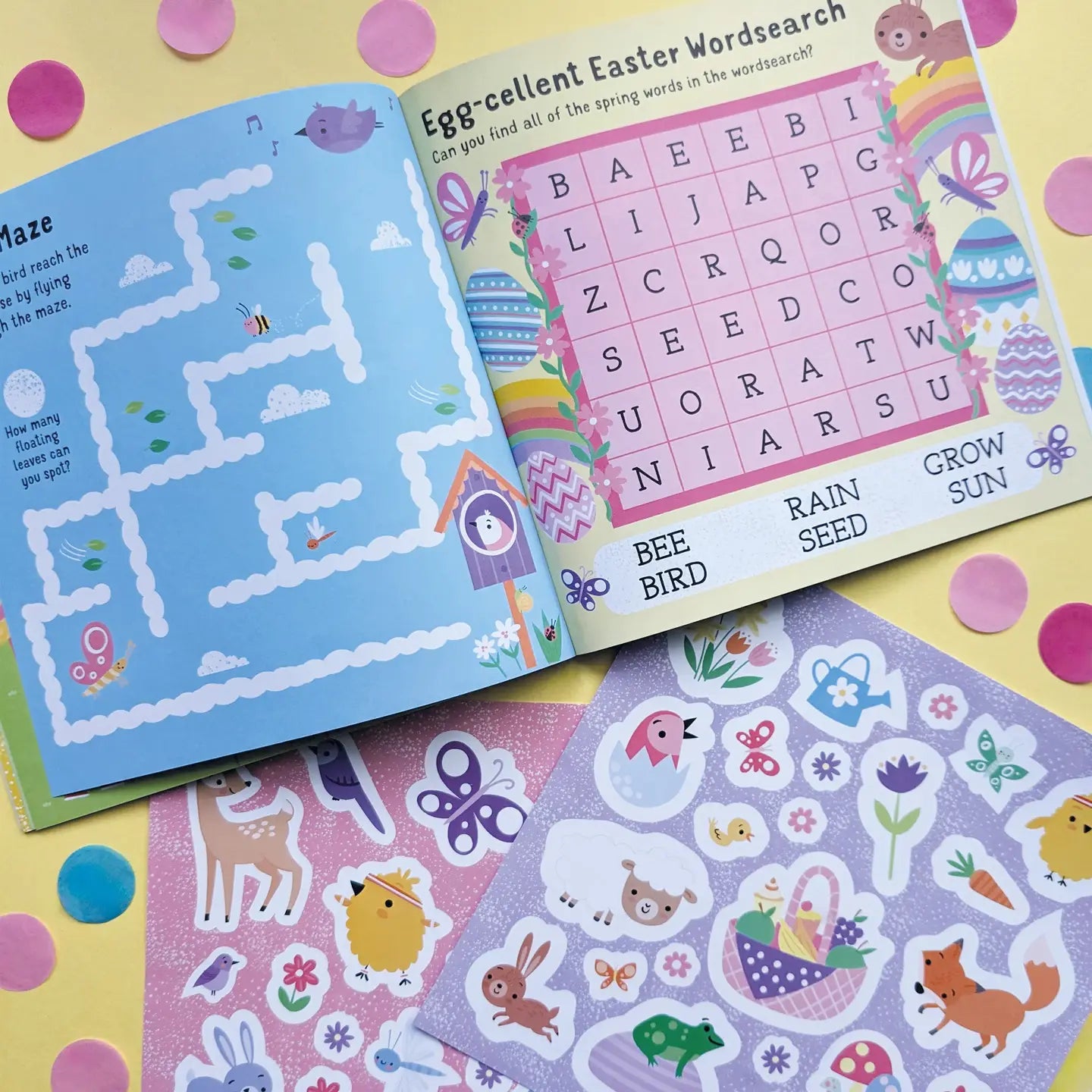 My Easter Art Set – Kids Activity Set with Paints, Stickers and Plaster Eggs