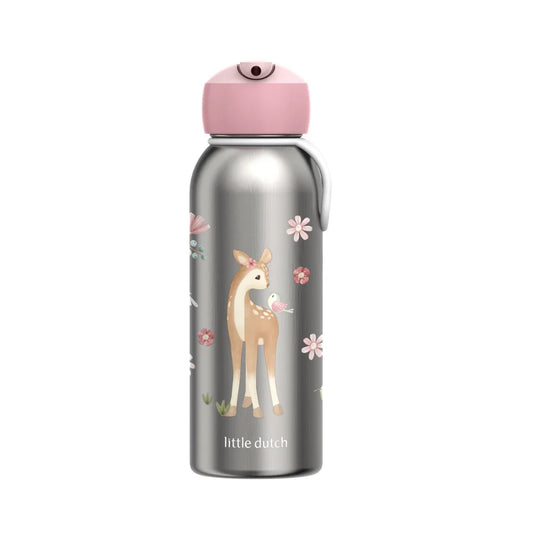 Little Dutch Insulated bottle flip-up campus 350 ml - fairy garden