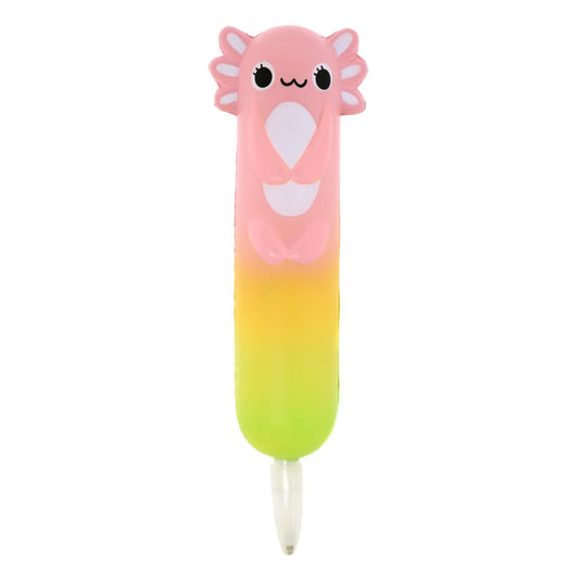 Ombre Axolotl Squishy Pen | Children’S Stationery