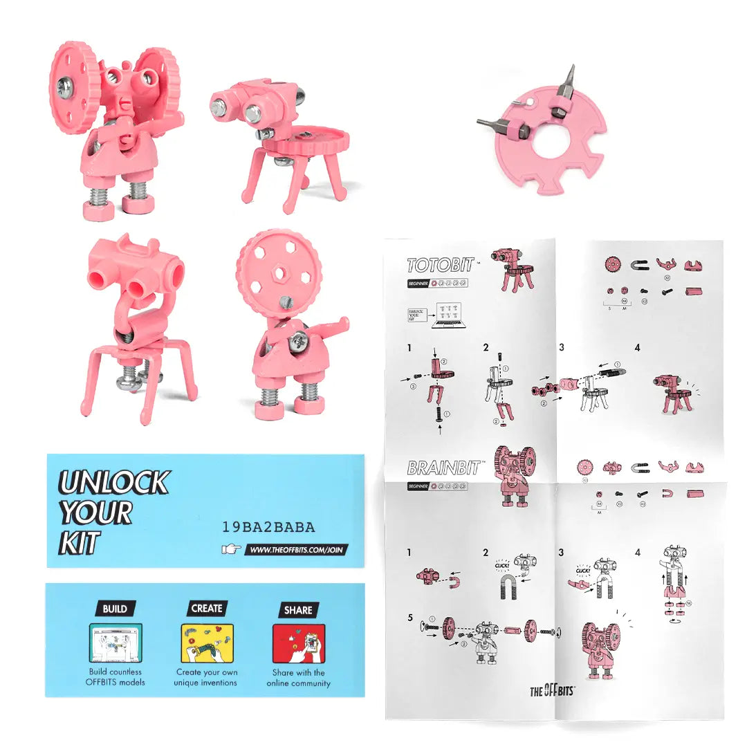 The OFFBITS Pink Color Kit - available mid August