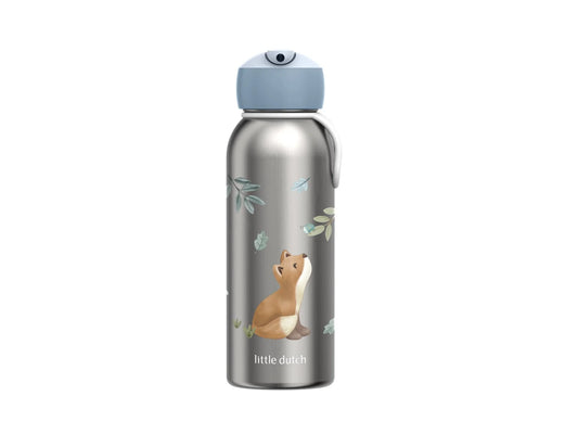 Little Dutch Insulated bottle flip-up campus 350 ml - forest friends