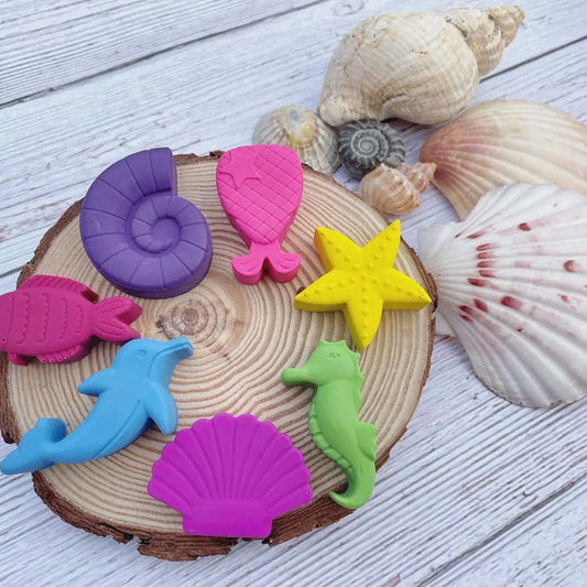 Handmade Seaside Crayons