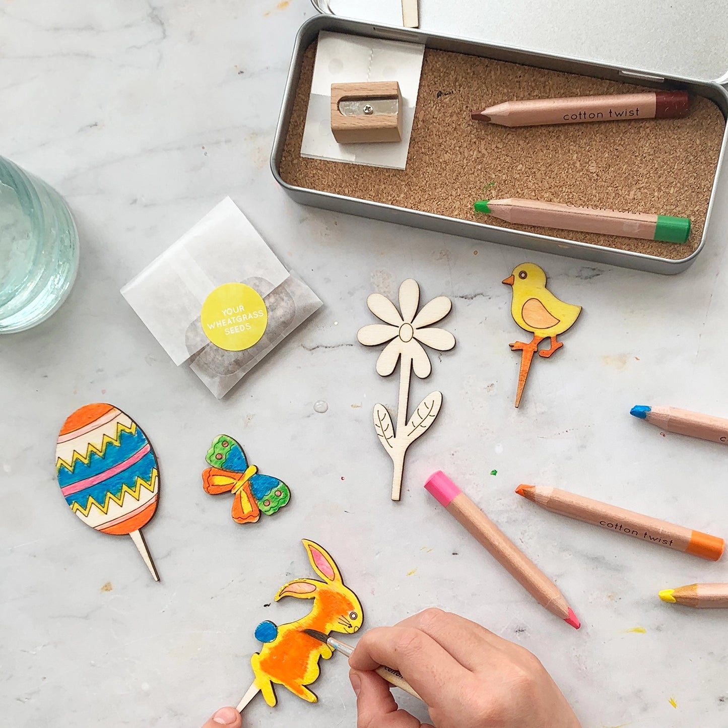 Cotton Twist Craft Kit - Make Your Own Spring Garden For Kids