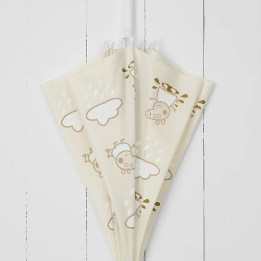 GRASS & AIR Peppa Pig Little Kids Colour-Revealing Umbrella in Stone