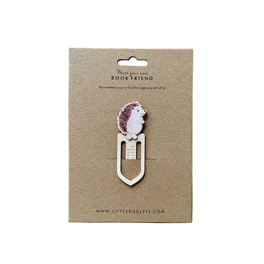Hedgehog Wooden Bookmark