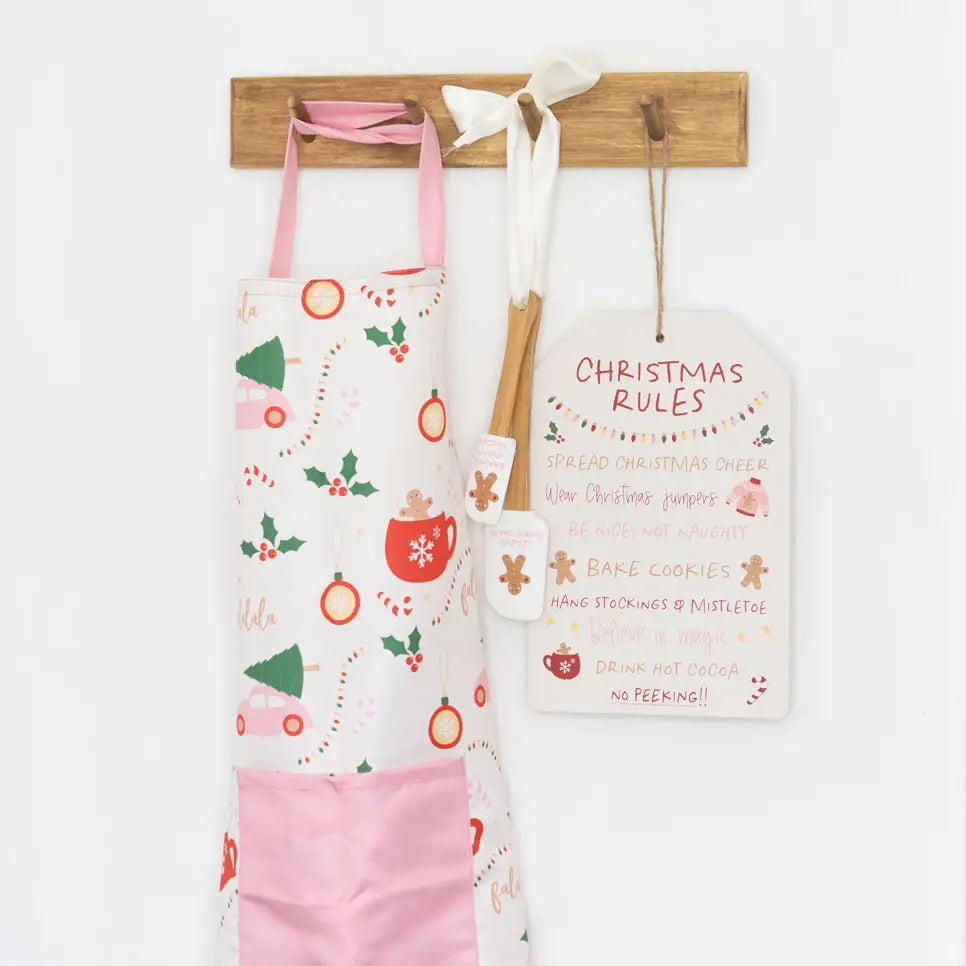 Children’s Sugarplum Christmas Apron