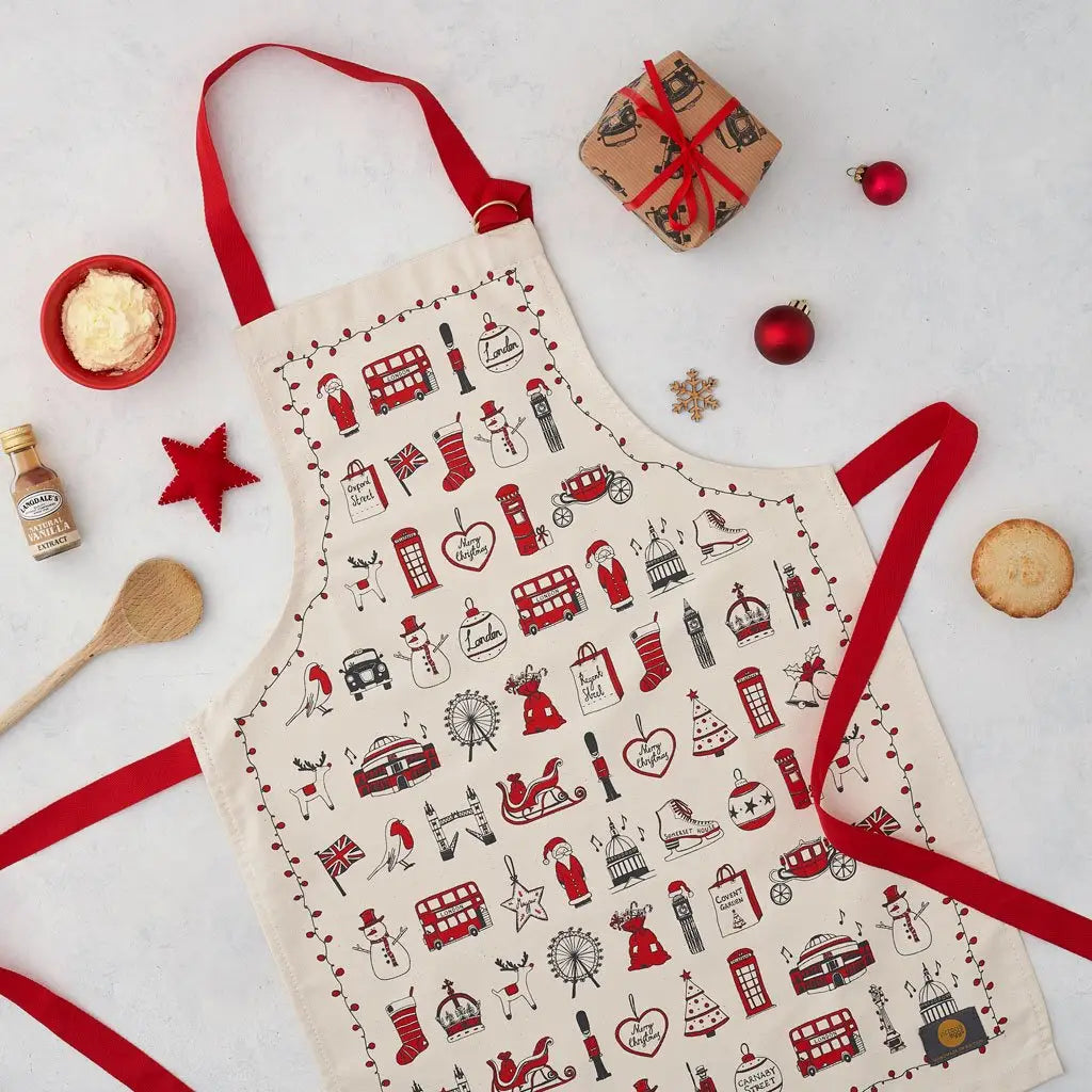 Children’s London Christmas Apron