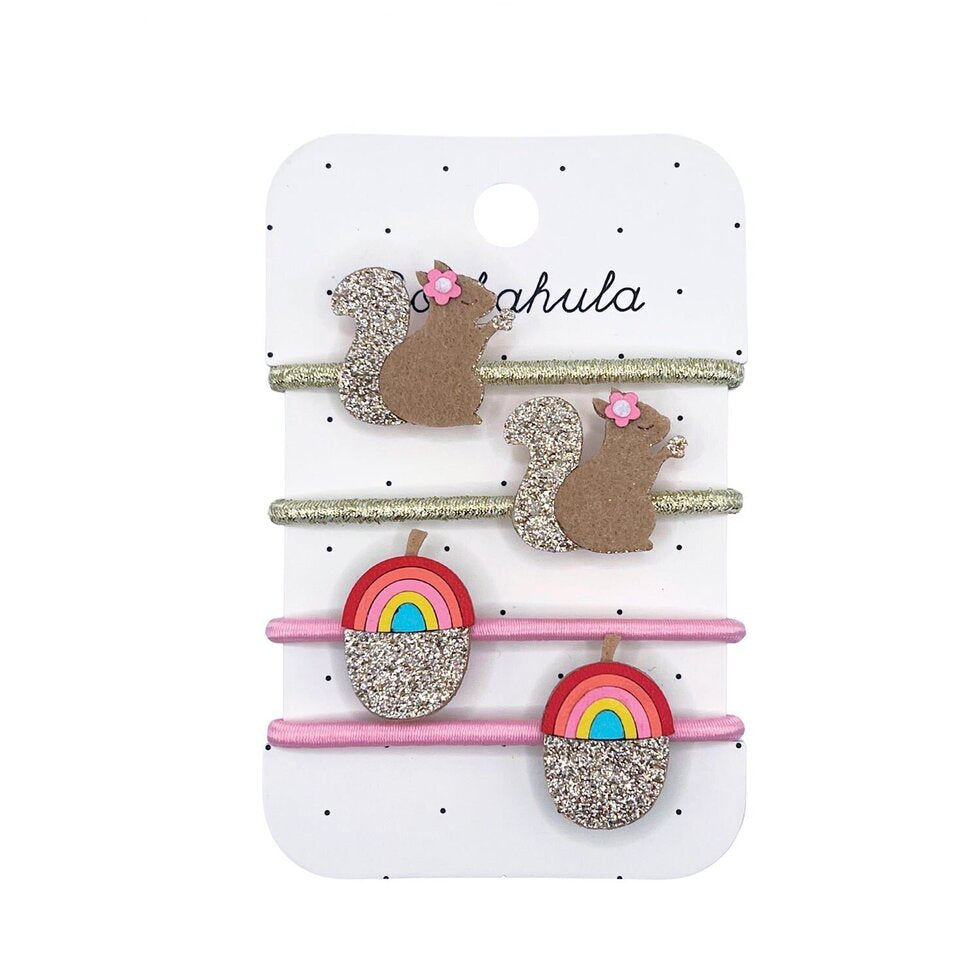 Rockahula Kids Squirrel and Rainbow Acorn Ponies