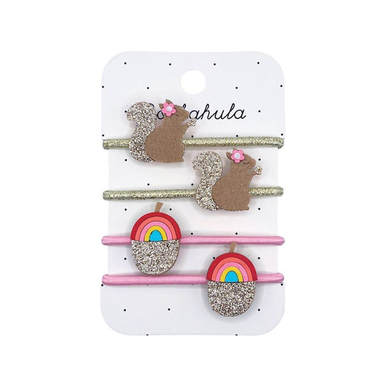 Rockahula Kids Squirrel and Rainbow Acorn Ponies