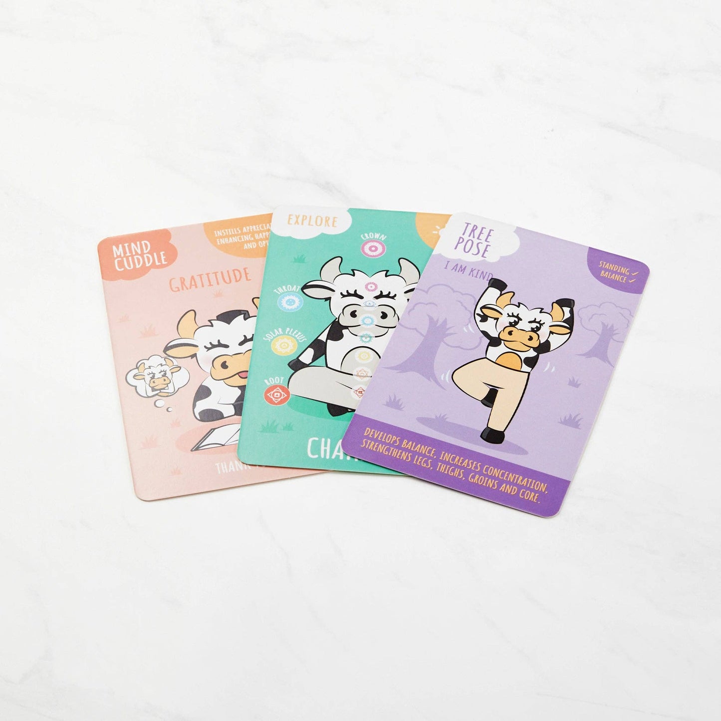 Myga Kids Yoga Cards – 52 Illustrated Yoga & Mindfulness