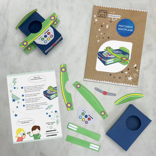 Cotton Twist Craft Kit: Matchbox Aeroplane